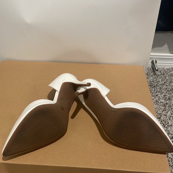 White heels. Jessica Simpson brand. Worn one time! 👠👠 - Picture 2 of 5